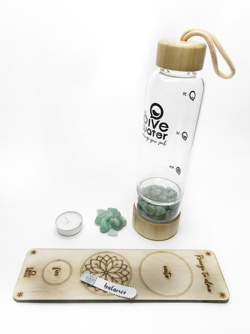 Nuestro Bivewater (crystal water bottle)