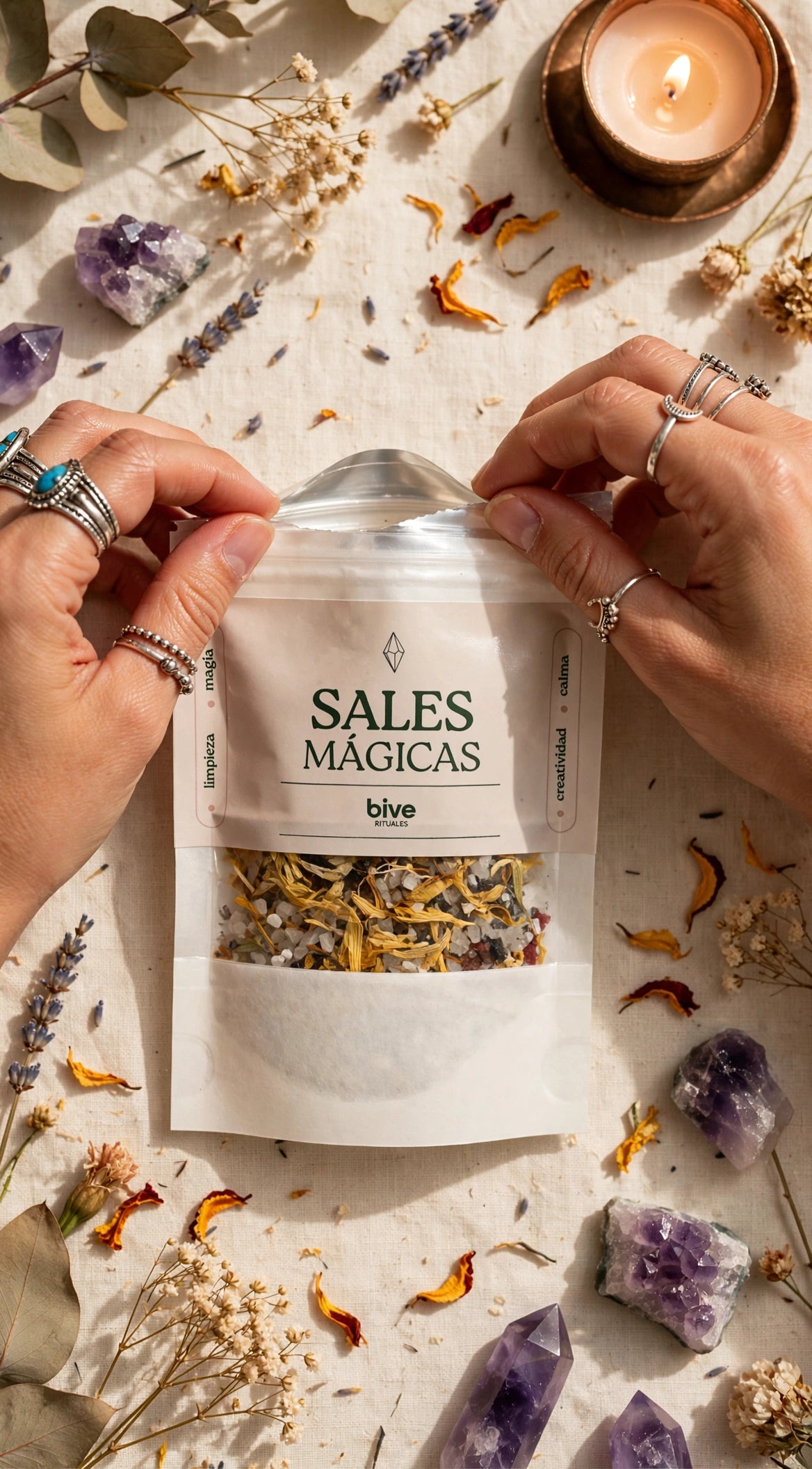 Sales Mágicas de Limpieza - Ritual de 7 minutos para soltar la energía pesada